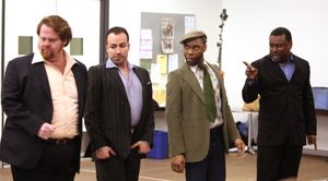 John Treacy Egan, Caesar Samayoa, Demond Green and Kingsley Leggs attending the Open  Photo