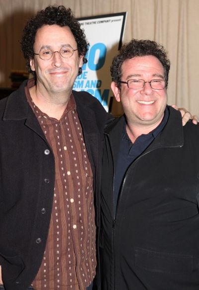 Playwright Tony Kushner and director Michael Greif attending the Meet The Cast & Crea Photo