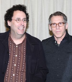 Tony Kushner, Stephen Soinella attending the Meet The Cast & Creative Team of 'The Intelligent Homosexual's Guide to Capitalism and Socialism with A Ket To The Scriptures' in New York City. @ BroadwayWorld Tony Kushner, Stephen Soinella attending the Meet The Cast & Creative Team of 'The In Photo