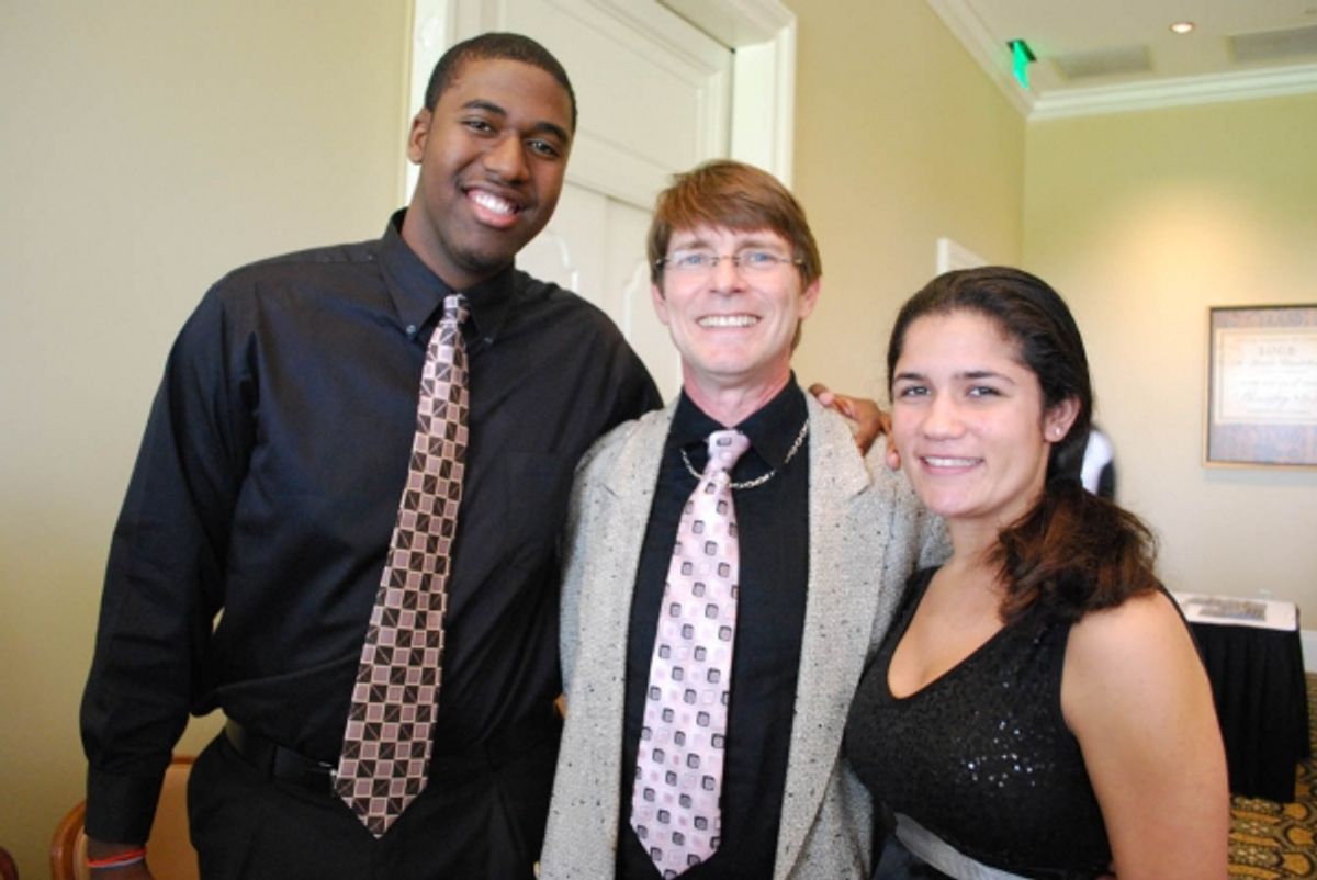 Leo Davis, Brian Andrews and Malachi Rosenfield at 