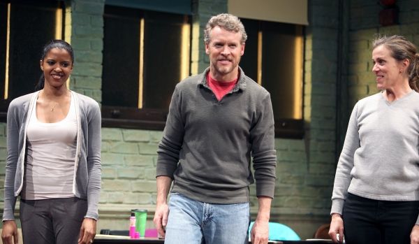 Renee Elise Goldsberry, Tate Donovan & Frances McDormand during the Opening Night Per Photo