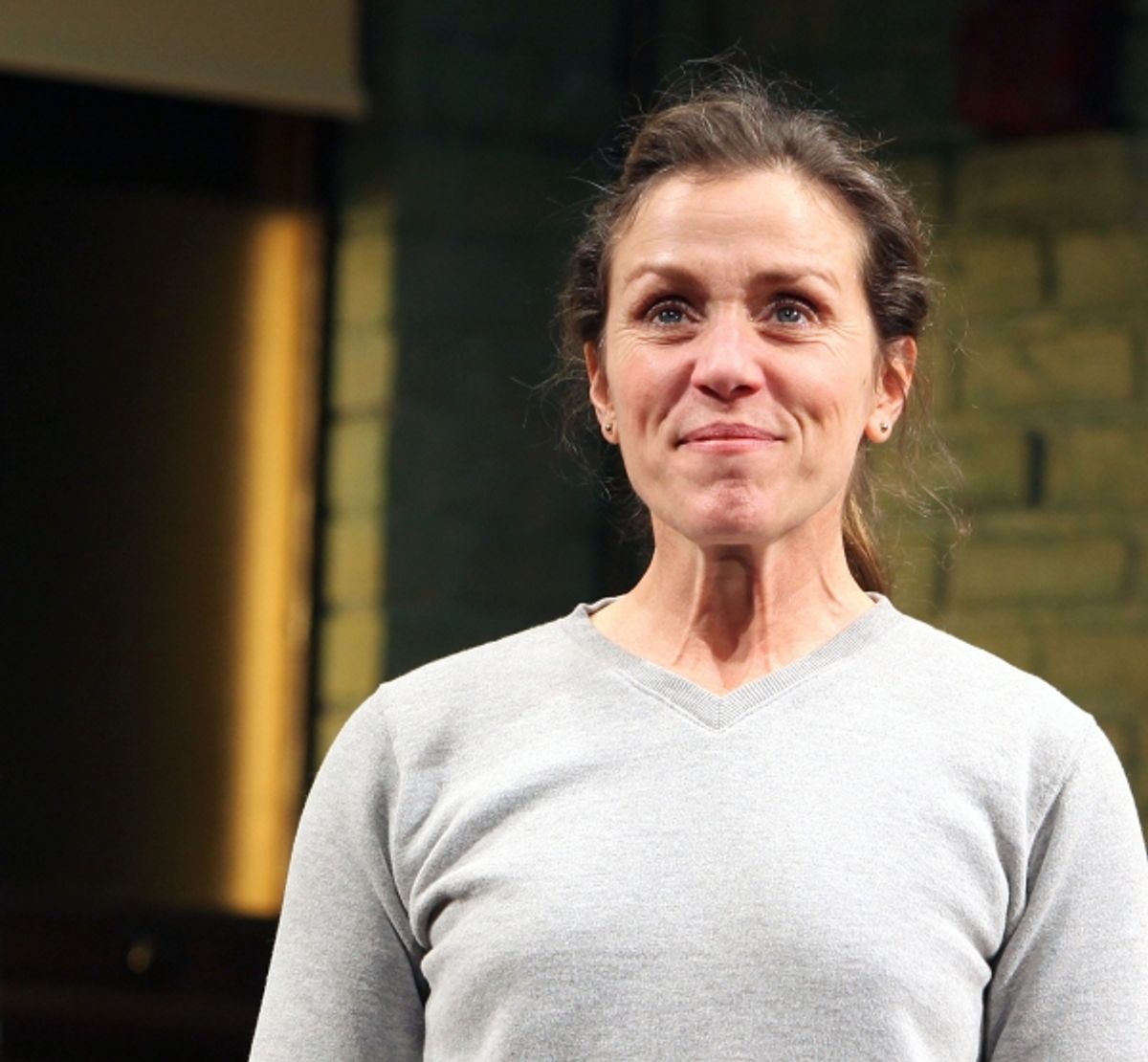 Frances McDormand during the Opening Night Performance Curtain Call for the Manhattan Theatre Club's 'Good People' in New York City.
 at 