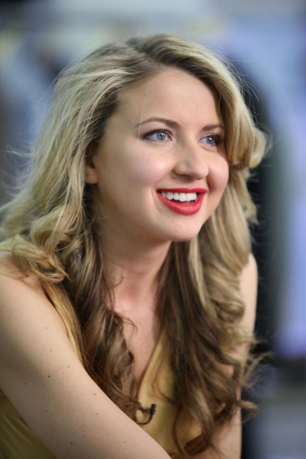 Nina Arianda attending the meet & greet for the upcoming Broadway Revival of 'Born Yesterday' at the Roundabout Rehearsal Studios in New York City. at 