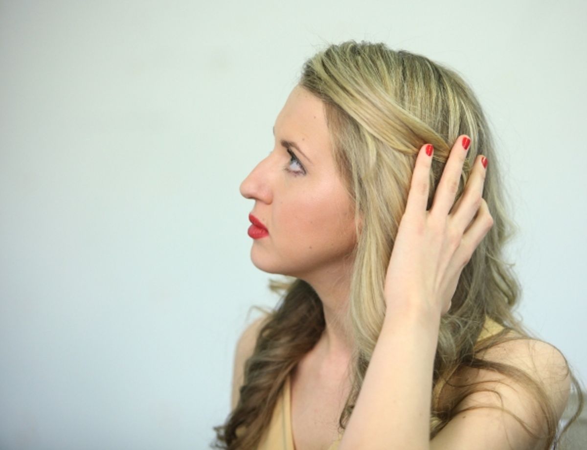 Nina Arianda attending the meet & greet for the upcoming Broadway Revival of 'Born Yesterday' at the Roundabout Rehearsal Studios in New York City. at 