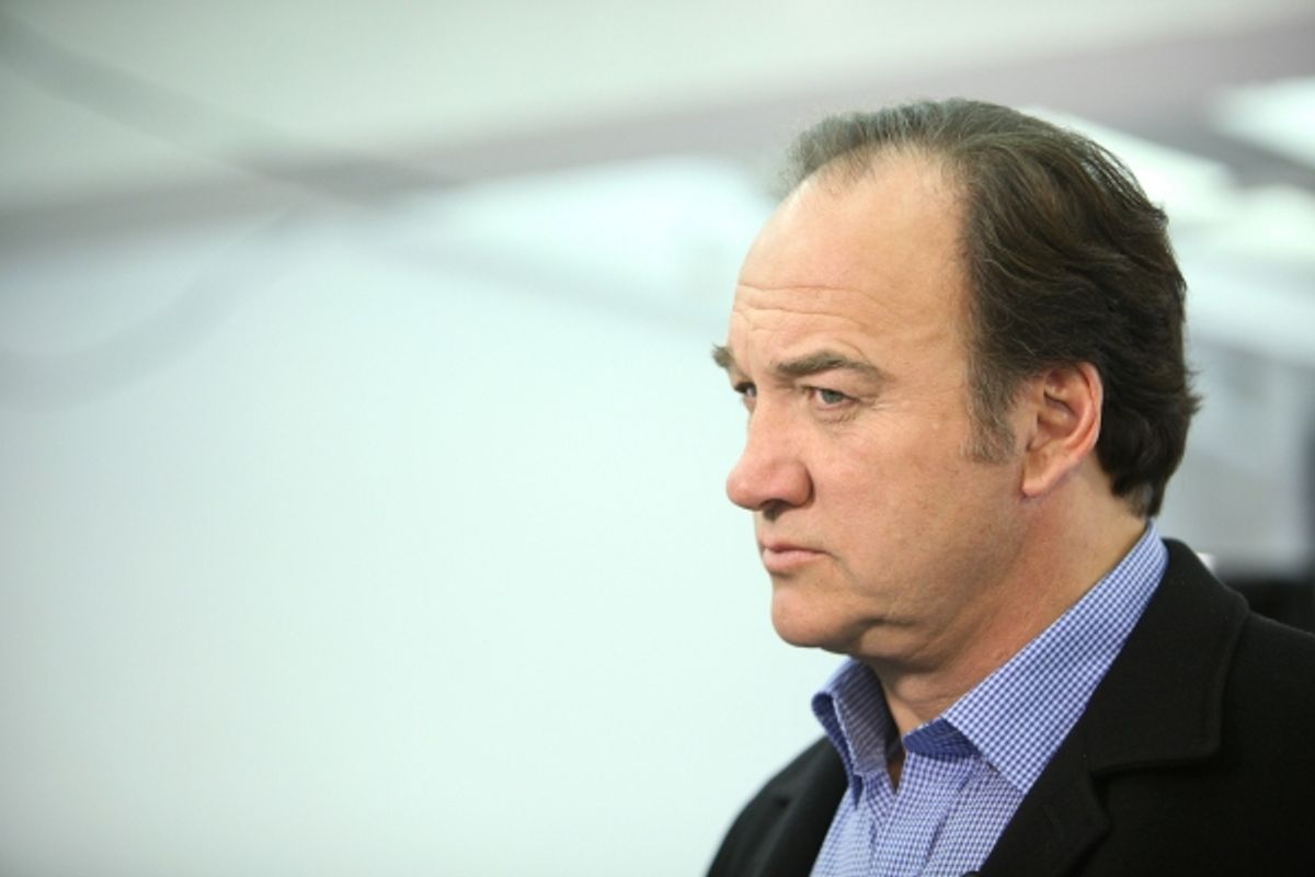 Jim Belushi attending the meet & greet for the upcoming Broadway Revival of 'Born Yesterday' at the Roundabout Rehearsal Studios in New York City. at 