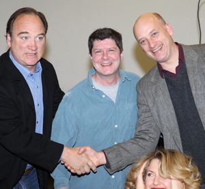 Jim Belushi & Michael McGrath & Nina Arianda & Robert Sean Leonard attending the meet Photo