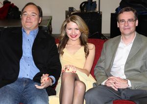 Jim Belushi & Nina Arianda & Robert Sean Leonard attending the meet & greet for the u Photo