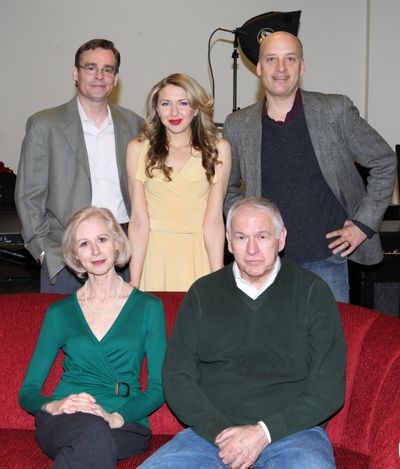 Back: Robert Sean Leonard, Nina Arianda, Frank Wood Front: Patricia Hodges & Terry Be Photo