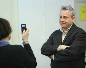 Doug Hughes attending the meet & greet for the upcoming Broadway Revival of 'Born Yes Photo