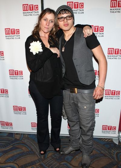 Frances McDormand & son Pedro Cohen attending the Opening Night Performance After Par Photo