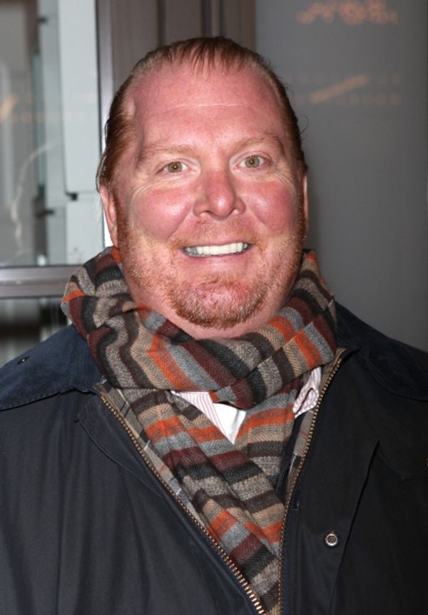 Mario Batali arriving for the Opening Night Performance of the Manhattan Theatre Club Photo