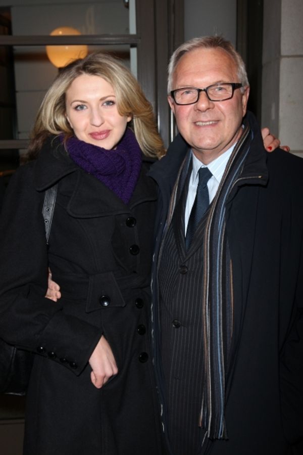 Nina Arlanda & Walter Bobbie arriving for the Opening Night Performance of the Manhat Photo