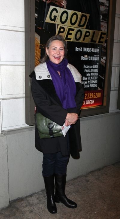 Cherry Jones arriving for the Opening Night Performance of the Manhattan Theatre Club Photo
