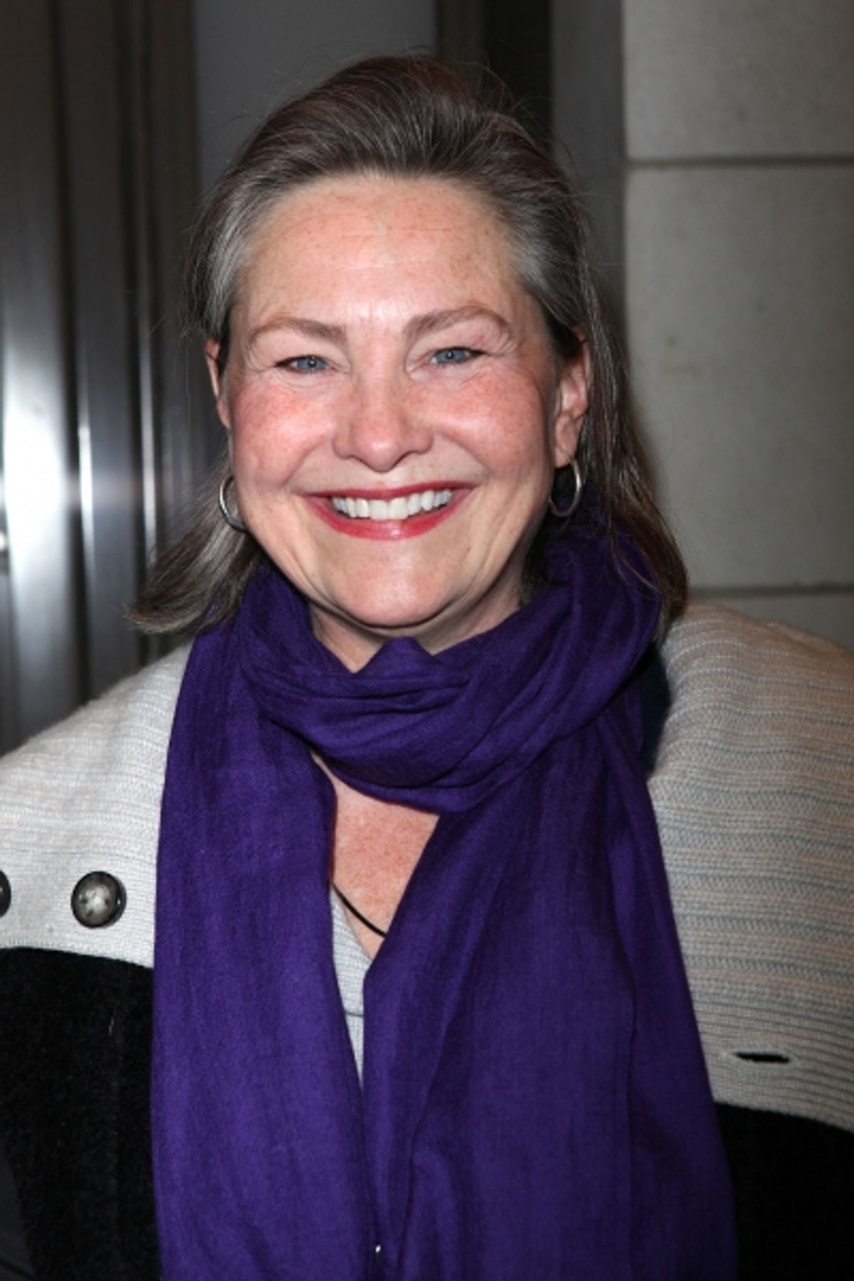 Cherry Jones arriving for the Opening Night Performance of the Manhattan Theatre Club's 'Good People'  in New York City. at 