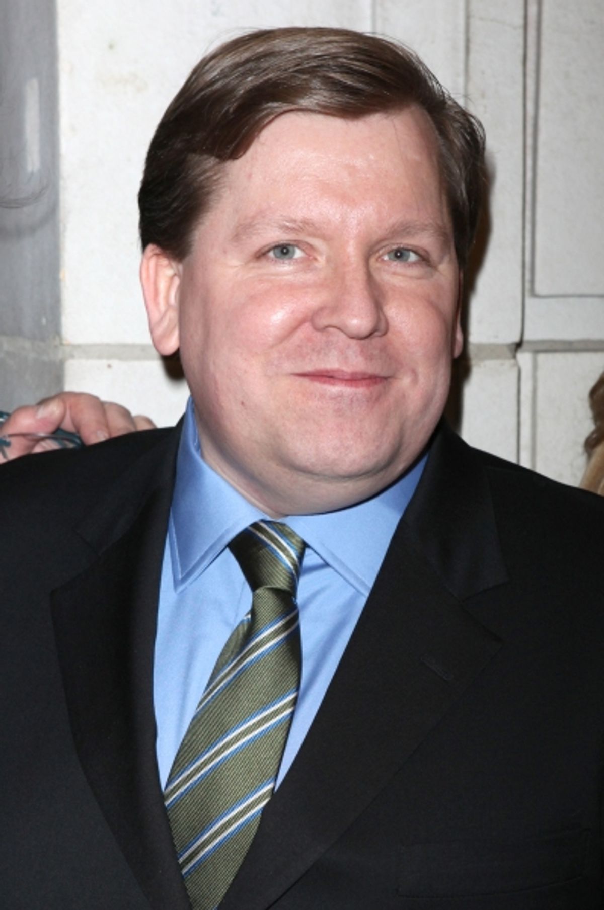 David Lindsay-Abaire arriving for the Opening Night Performance of the Manhattan Theatre Club's 'Good People'  in New York City. at 