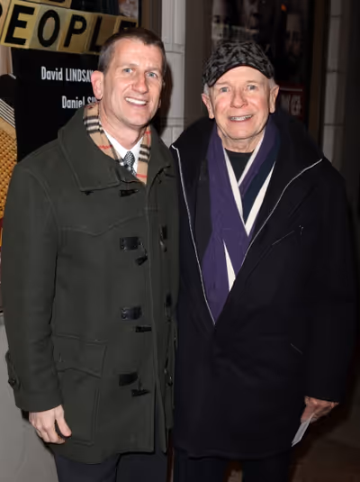 Tom Kirdahy & Terrence McNally arriving for the Opening Night Performance of the Manh Photo