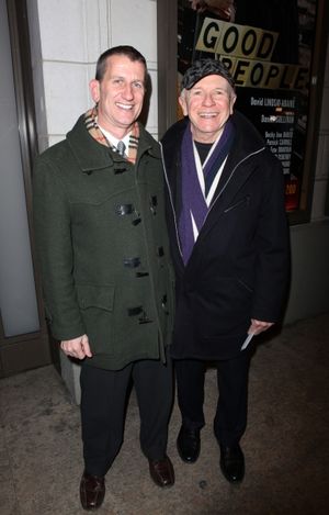 Tom Kirdahy & Terrence McNally arriving for the Opening Night Performance of the Manhattan Theatre Club's 'Good People' in New York City. @ BroadwayWorld Tom Kirdahy & Terrence McNally arriving for the Opening Night Performance of the Manh Photo