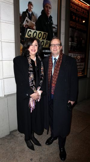 Lynne Meadow & Barry Grove arriving for the Opening Night Performance of the Manhattan Theatre Club's 'Good People' in New York City. @ BroadwayWorld Lynne Meadow & Barry Grove arriving for the Opening Night Performance of the Manhatta Photo