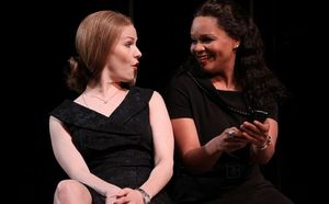 Kate MacCluggage and Christen Simon Marabate Photo