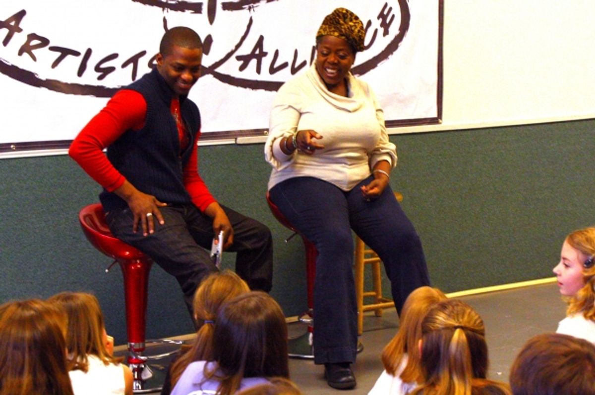 Lillias White and Tyrick Wiltez Jones (Assistant Director) at 