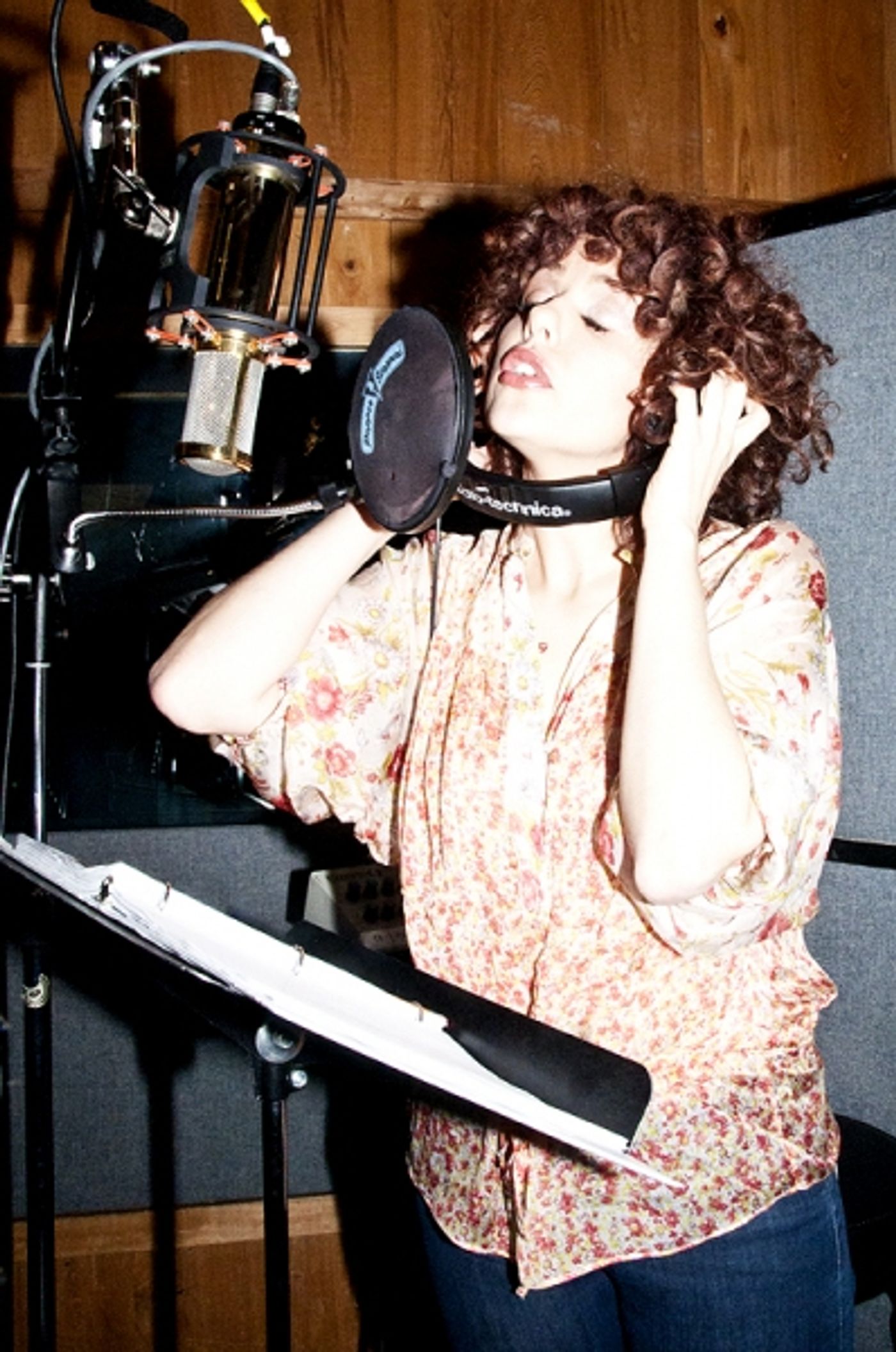 Photo Coverage: WONDERLAND Cast in the Recording Studio  Image