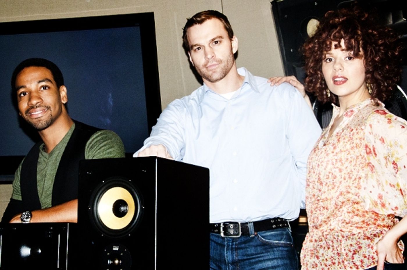 Photo Coverage: WONDERLAND Cast in the Recording Studio  Image