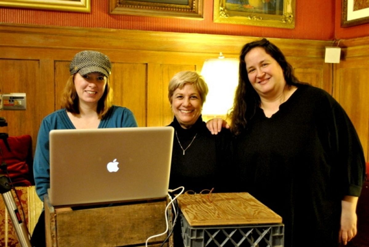 associate Kimberly Graham, Judy Henderson and accompanist Rachel Kaufman
 at 