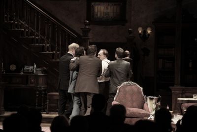 Jason Patric, Jim Gaffigan, Brian Cox, Chris Noth & Keifer Sutherland during the Open Photo