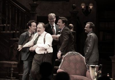 Jason Patric, Jim Gaffigan, Brian Cox, Chris Noth & Keifer Sutherland during the Open Photo