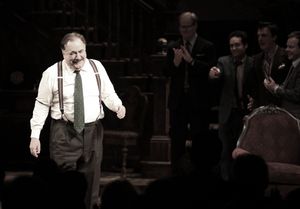 Jason Patric, Jim Gaffigan, Brian Cox, Chris Noth & Keifer Sutherland during the Opening Night Performance Curtain Call for 'That Championship Season' at the Bernard B. Jacobs Theatre in New York City. @ BroadwayWorld Jason Patric, Jim Gaffigan, Brian Cox, Chris Noth & Keifer Sutherland during the Open Photo