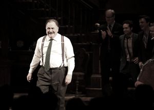 Jason Patric, Jim Gaffigan, Brian Cox, Chris Noth & Keifer Sutherland during the Opening Night Performance Curtain Call for 'That Championship Season' at the Bernard B. Jacobs Theatre in New York City. @ BroadwayWorld Jason Patric, Jim Gaffigan, Brian Cox, Chris Noth & Keifer Sutherland during the Open Photo