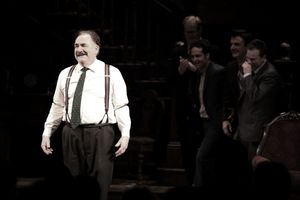 Jason Patric, Jim Gaffigan, Brian Cox, Chris Noth & Keifer Sutherland during the Opening Night Performance Curtain Call for 'That Championship Season' at the Bernard B. Jacobs Theatre in New York City. @ BroadwayWorld Jason Patric, Jim Gaffigan, Brian Cox, Chris Noth & Keifer Sutherland during the Open Photo