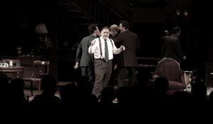 Jason Patric, Jim Gaffigan, Brian Cox, Chris Noth & Keifer Sutherland during the Opening Night Performance Curtain Call for 'That Championship Season' at the Bernard B. Jacobs Theatre in New York City. @ BroadwayWorld Jason Patric, Jim Gaffigan, Brian Cox, Chris Noth & Keifer Sutherland during the Open Photo