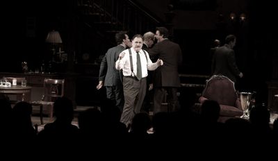 Jason Patric, Jim Gaffigan, Brian Cox, Chris Noth & Keifer Sutherland during the Open Photo