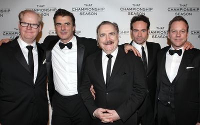 Jim Gaffigan, Chris Noth, Brian Cox, Jason Patric and Kiefer Sutherland attending the Photo