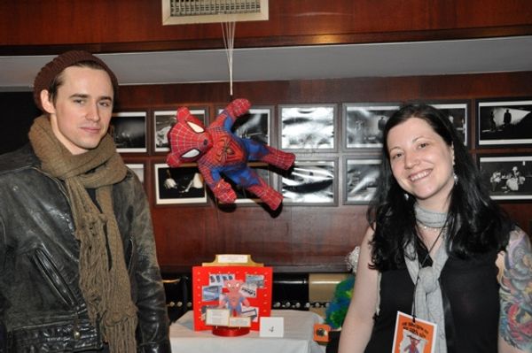 Spiderman with Reeve Carney and Designer Katie Falk Photo