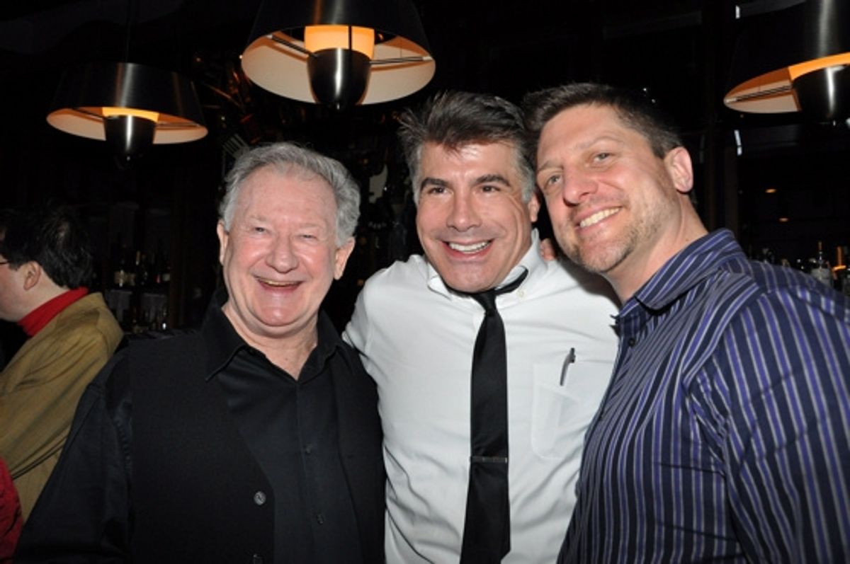 Harvey Evans, Bryan Batt and Christopher Sieber at 