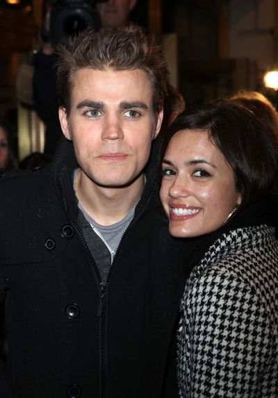 Paul Wesley & family attending the Opening Night Performance of  'That Championship S Photo