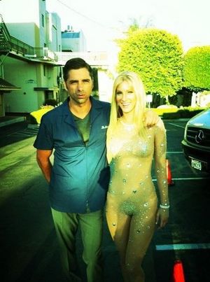 John Stamos, Heather Morris Photo