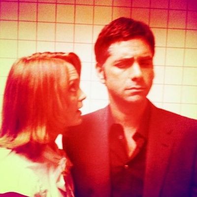 Jayma Mays, John Stamos Photo