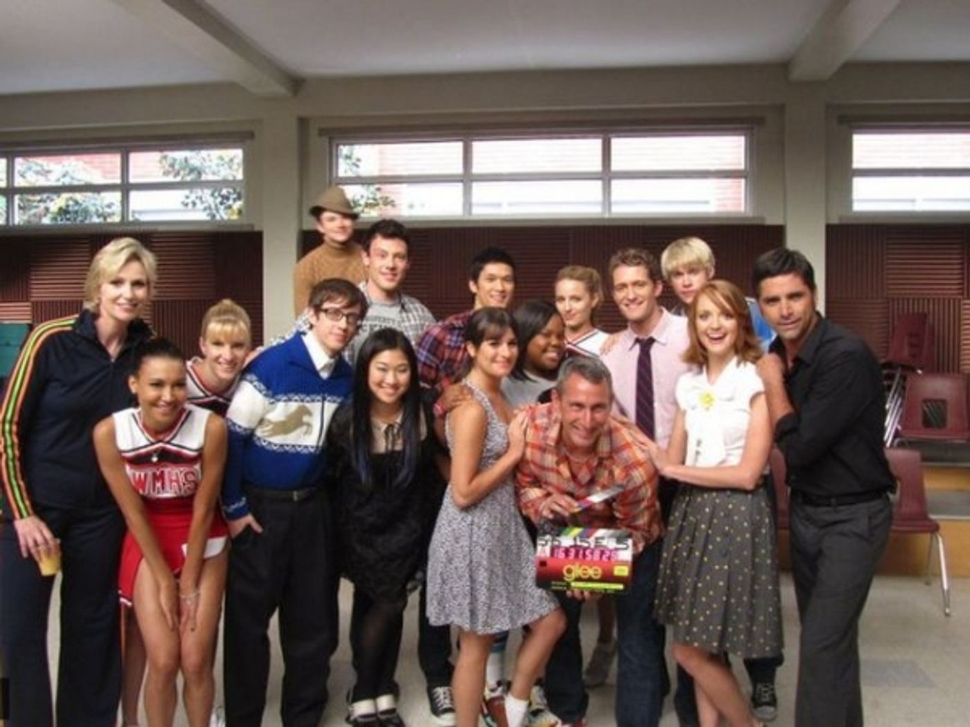 Photo Flash: John Stamos Shares GLEE Photos Photo Flash: John Stamos Shares GLEE Photos Image