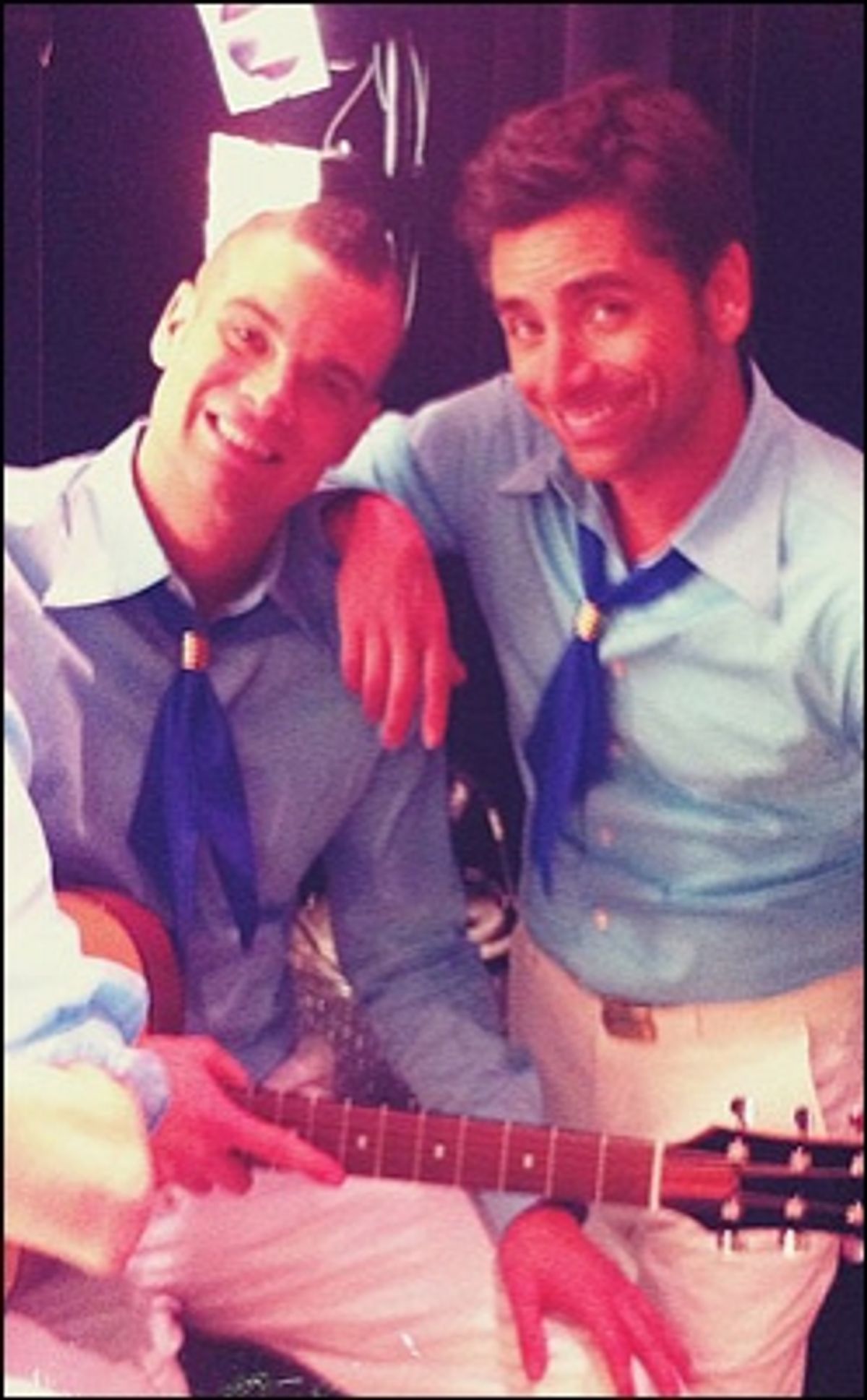 Mark Salling, John Stamos at 