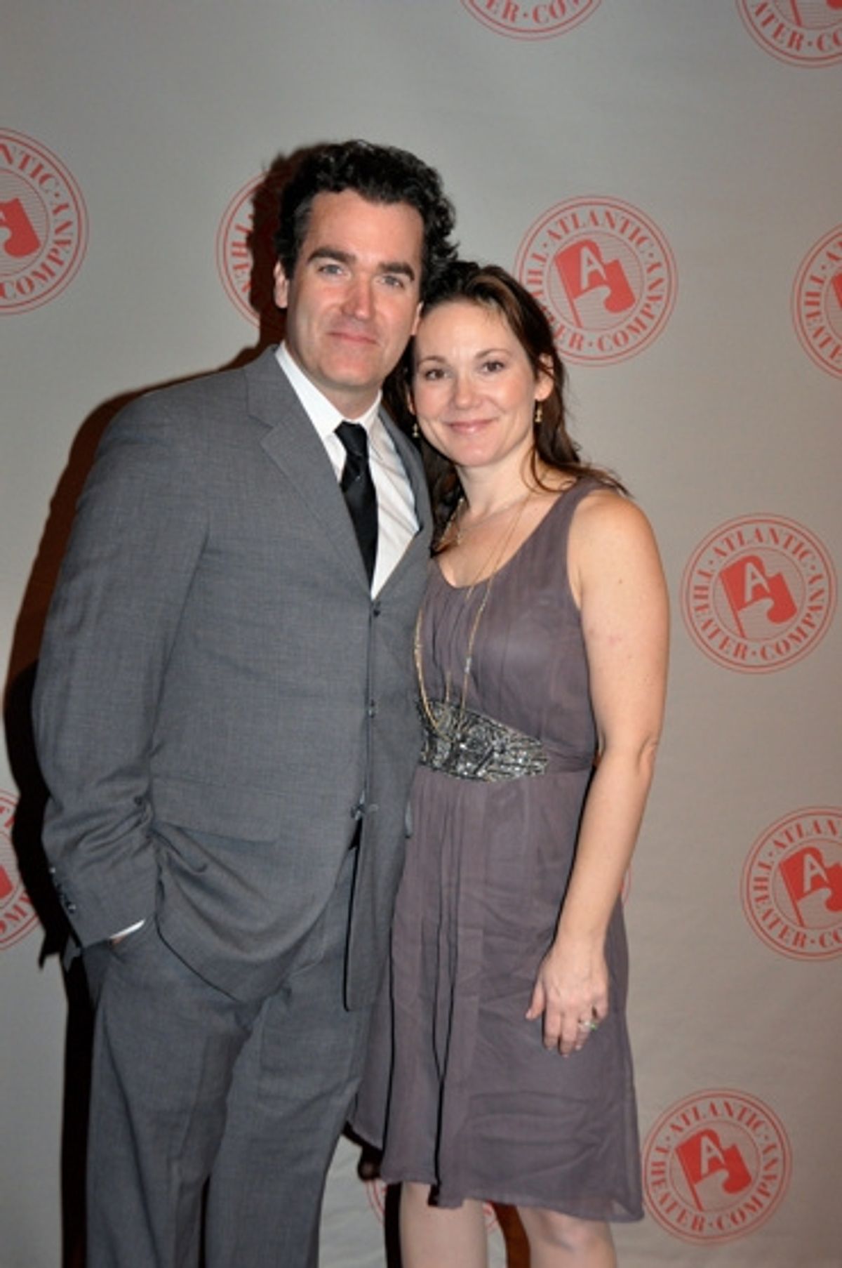 Brian d'Arcy James and Jennifer Prescott at 