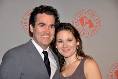 Brian d'Arcy James and Jennifer Prescott Photo