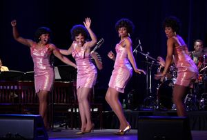 Shirelles played by Erica Ash, Kyra Da Costa, Christina Sajous & Crystal Starr Knighton performing a Sneek Peek of the New Broadway Musical 'Baby It's You' at the Hard Rock Cafe in New York City. @ BroadwayWorld Shirelles played by Erica Ash, Kyra Da Costa, Christina Sajous & Crystal Starr Knight Photo