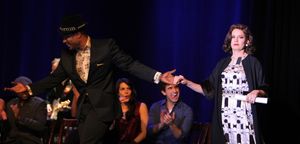 Beth Leavel & Allan Louis performing a Sneek Peek of the New Broadway Musical  'Baby  Photo