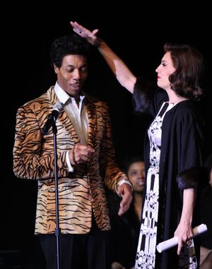 Geno Henderson & Beth Leavel performing a Sneek Peek of the New Broadway Musical 'Baby It's You' at the Hard Rock Cafe in New York City. @ BroadwayWorld Geno Henderson & Beth Leavel performing a Sneek Peek of the New Broadway Musical 'Ba Photo