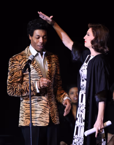 Geno Henderson & Beth Leavel performing a Sneek Peek of the New Broadway Musical  'Ba Photo