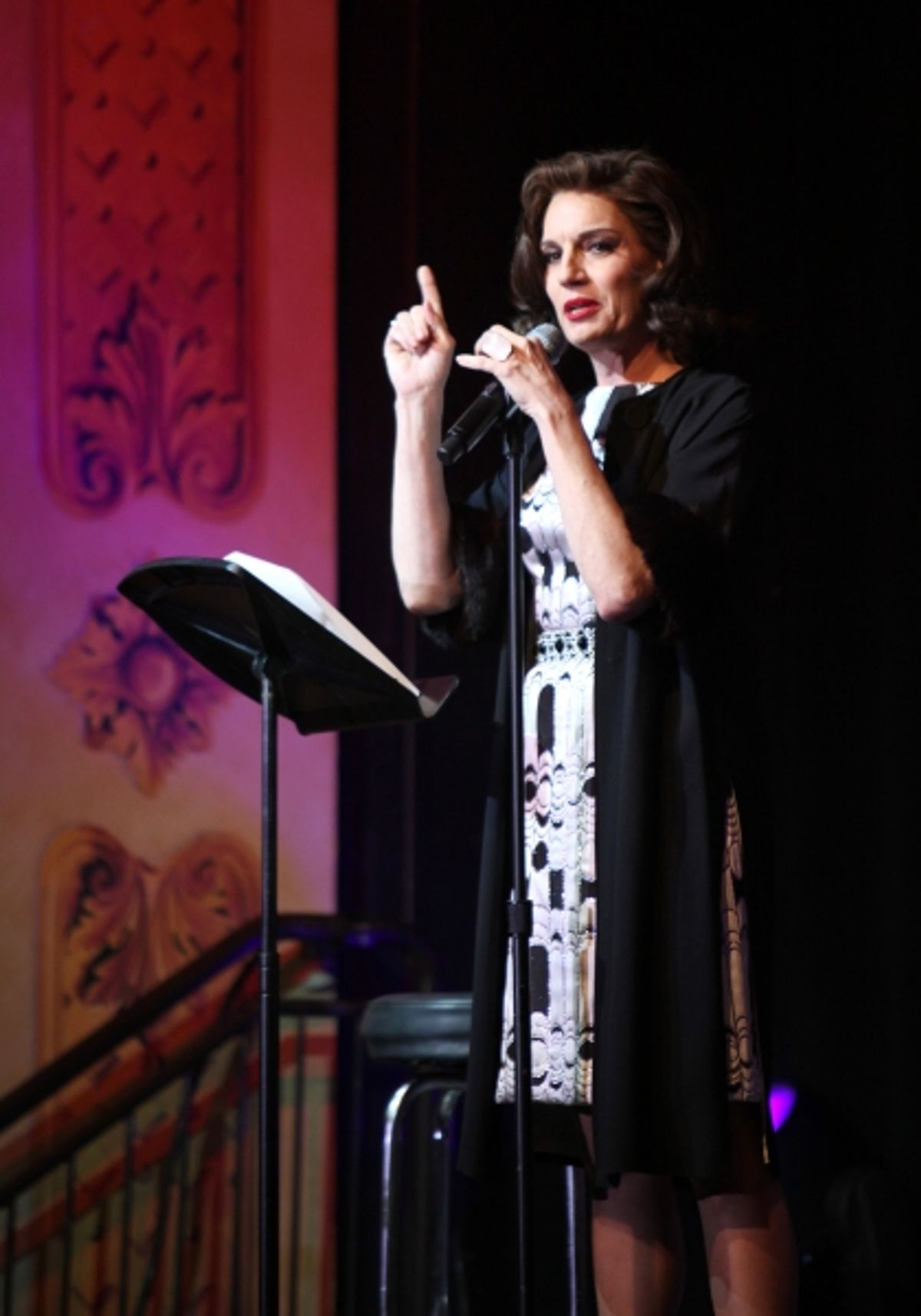 Beth Leavel performing a Sneek Peek of the New Broadway Musical  'Baby It's You' at the Hard Rock Cafe in New York City. at 