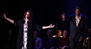 Beth Leavel & Allan Louis performing a Sneek Peek of the New Broadway Musical 'Baby It's You' at the Hard Rock Cafe in New York City. @ BroadwayWorld Beth Leavel & Allan Louis performing a Sneek Peek of the New Broadway Musical 'Baby Photo